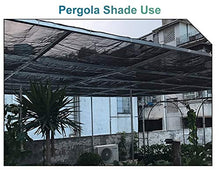 Telo Ombreggiante Panno Ombreggiante Nero (Fune Inclusa), Tenda da Sole Rettangolare/Quadrata a Vela, Eccellente Copertura in Rete per Esterni Portico Pergola Canopy Top, 85% di Protezione dai Raggi