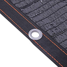 CXF Rete ombreggiante, Nero Ombra Net Panno Sunblock Privacy Screen Ombra Vota Tessuto Sun della Maglia della Rete Il 90% del Patio del Giardino RV Ringhiera Finestra (Size : 2x5m)