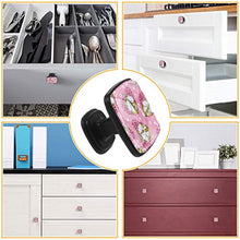 Simpatici unicorni si innamorano Pomelli per Porta Set di 4 Pomelli per Mobili Manopole per Cassetti Cucina Armadio Vetro