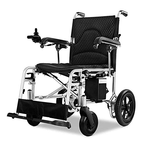 Accessori per la casa Sedia a rotelle elettrica portatile in alluminio per anziani disabili Leggera e pieghevole Viaggio in aereo Approvata per anziani e disabili Sedia a rotelle intelligente autom