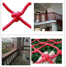Protective net decoration / Red Sicurezza bambini rete di protezione Net Balcone Stair anticaduta Kindergarten decorazioni netto della rete del recinto Net Soccer Net Entertainment Luogo multiuso bamb