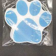 TOPBATHY 4 Pezzi Adesivi per Impronte di Cani Adesivi per Vasca Antiscivolo Decalcomanie Autoadesivi per Vasca (Grigio + Blu)