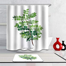 LIYAN Combinazione Bagno. Immagini Chiare E Colori Vivaci Rendono Il Tuo Bagno Pieno di Vita. Accessori da Bagno. Pittura. Foglie Verdi.