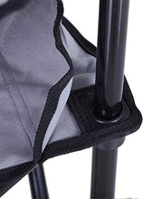 Tavolo da Picnic all'aperto Sedia da Campeggio in Metallo Pieghevole di Oxford Sport con tettoia da Sole e Porta Tazza Laterale Inclusa BBQ Party Table (Color : Grey)