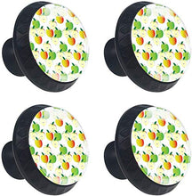 Cut Fruit Pomelli per Porta Set di 4 Pomelli per Mobili Manopole per Cassetti Cucina Armadio Vetro