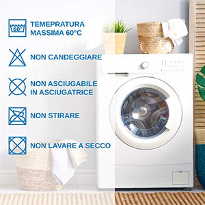 Allergosystem Set Antiacaro Composto da coprimaterasso con Cerniera per Letto Matrimoniale, 160x190x20cm e 2 copricuscino, 50x80cm, 100% Polipropilene, Bianco, 160 x 190 x 20 cm
