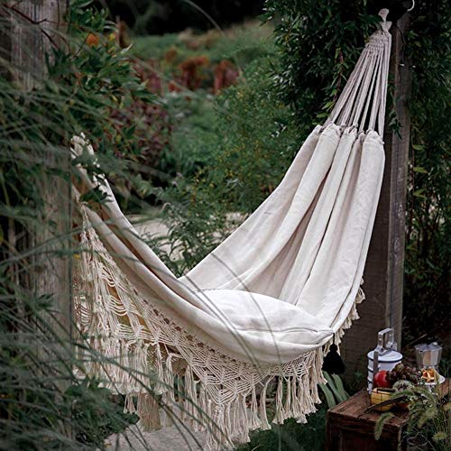 Amaca Amaca Portatile Da Giardino Letto Per Dormire Nappa Design Letto Sospeso Per Giardino Da Campeggio All'aperto Letto Per Dormire Amaca