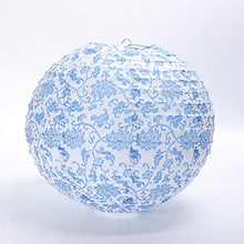 ARTFFEL Vola 4 Pezzi Lampada di Carta Ombra Modello Fai da Te Floreale Ciondolo Lanterna di Carta Paralume for la Decorazione Domestica Festa di Nozze, 12inch .Compleanno