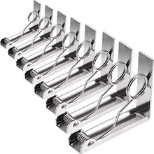 N\C Big Deal - Set di 8 clip per tovaglia da picnic in acciaio inox, flessibile, per tovaglia, per Pi