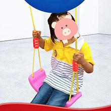XIUYU Seat Swing Eco-Friendly Durevole Snug Hanging Sicuro Strap Facilità di Installazione Impermeabile for Bambini (Color : Red)