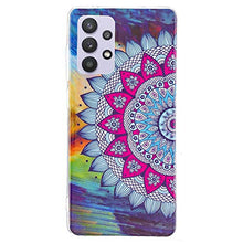 Miagon Luminoso Custodia per Samsung Galaxy A32 5G,Luminosa Morbida in Silicone Ultra Sottile TPU Cover Bumper Backcover Protezione con Lampeggiante,Girasole