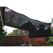Panno dello Schermo Sunblock Nero con Occhielli, Il 90% UV Nero tonalità della Maglia Tarp per Patio Prato Serra Barn Canile o Piscina, 85g / ㎡ (Size : 3×5m)