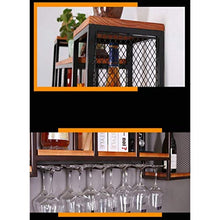 PZW Semplice e Creativo Portabottiglie da Parete in Ferro Loft Portabottiglie da Vino in Stile Retrò