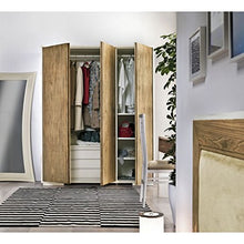 Estense - Armadio 3 Ante in Legno massello con cassettiera L180 p 60 h 220-3223A
