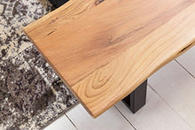 KadimaDesign Ristorazione Bank Gaya accedere Panca in Legno massello Panca di Legno di Acacia 180x40cm Essbank banco di Cucina in Legno Naturale Rustica Robusta