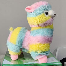 Umbranded Plush Toy Pillow 35-50cm Carino Rainbow Alpaca Sheep Doll Animali Imbottiti Regalo di Natale per Bambini