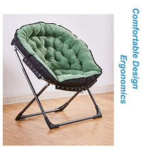 BJH Lettini Prendisole Pieghevoli Lettini Prendisole Moon Chair Sedie da Campeggio Imbottite Sgabelli per Il Tempo Libero da Esterno Pieghevole Portatile