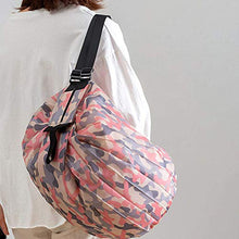 ZMHS - Borsa da viaggio pieghevole con una spalla, portatile, riutilizzabile, con chiusura a cerniera C