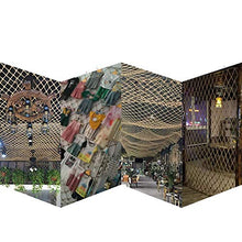 WEIFAN Rete in Corda di Canapa - Telone Addensato per Bambini Amaca da Arrampicata all'aperto Altalena Recinzione per Interni Balcone Tetto Fotografia Retro Bar Decorazione Rete