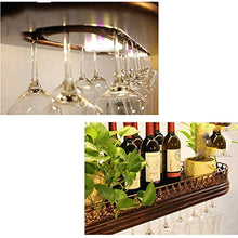 LWW Wine Rack, cremagliera di vetro di vino/a soffitto attaccatura del supporto di bottiglia del vino supporto del metallo ferro vetro vino Holder alta Cup/Altezza regolabile Rack Wine Glass,60 *