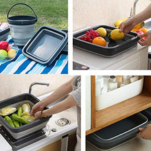 Bycws Pietino Pieghevole, Lavabo Pieghevole Lavandino Leggero Portatile Lavabo Pieghevole in plastica Lavatoio Gratuito per la casa Camping Cucina Esterna BBQ
