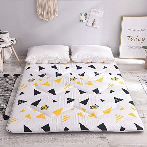 NMBC Singolo Doppia Materasso Letto Giapponese Futon Materasso Pieghevole Tatami Ground Materassi Morbido Traspirante Sleeping Pad per Il dormitorio Domestico all'aperto-120x200cm D