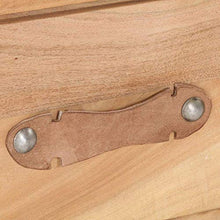 HappyL Comodino Letto Armadio con 2 cassetti 40x30x50 Cm Solido Legno di Recupero