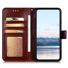 URFEDA Pelle Libretto Custodia Compatibile con Galaxy A11 Cover Libretto Portafoglio 3D Girasole Fiore Di Mandala Case Antiurto Cover Silicone Morbido Custodia Magnetico Taccuino Flip Custodia Marrone