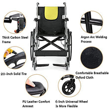 Carrozzine Leggere Pieghevoli - Pieghevoli Carrozzina Semovente Leggera per Disabili E Anziani - Braccioli E Poggiapiedi Fissi - Cintura di Sicurezza A