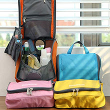 TREESTAR Pieghevole Lavaggio Borsa da Viaggio Impermeabile Custodia di Grande capacità Caso Cosmetico Borsa Cosmetica per Il Lavaggio Portatile con Gancio per Uomini Donne Che Viaggiano (Giallo)