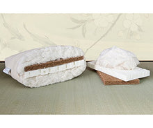 Vivere Zen - Futon Uramaki 14 cm (Cotone, Lattice e Cocco) - Misura 120x200 cm