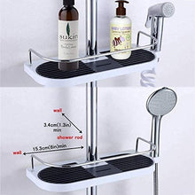 LYFHL - Mensola per doccia con diametro di 25 mm, per accessori da bagno, in acciaio inox, per doccia, regolabile in altezza