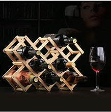Scaffale Legno Porta Vino Pratico Scaffale Per Bottiglie Di Vino Portabottiglie Per Vino - Artigianato Per La Decorazione Della Casa, Portabottiglie Per La Casa Semplice, Portabottiglie Pieghevole