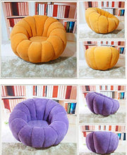 Amadon Lazy Tatami Divano Pigro Singolo Piccolo Panno di Zucca, Casual Pigro Tatami Semplice Sedia da Computer Balcone Poltrona,Arancia