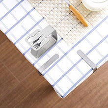 Clip per tovaglia,8 pezzi porta tovaglie in acciaio inossidabile,morsetti per tovaglia adatti per picnic all'aperto,morsetti per copritavolo ispessiti per hotel,caffè,famiglia,campeggio,matrimonio