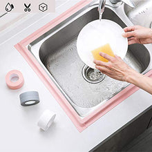 N\ A Klebeband Dichtungsstreifen Selbstklebende Versiegelung Küche Bad Toilette Wandversiegelung Klebeband Wasserdichte Form Proof PVC-Versiegelung 320cm×3.8cm/Rosa