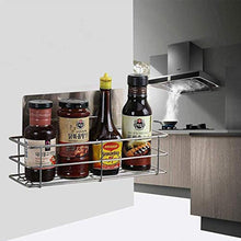 WMYATING Salvaspazio, sicuro, comodo e bello scaffale da bagno, organizer da cucina con supporto in acciaio inox per il bagno quotidiano