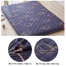 zyl Materasso Futon Giapponese Materasso Tatami Pieghevole Roll-Up Dormitorio Studente Antiscivolo Materassi Antibatterici Doppio Materasso da Campeggio Facile da Trasportare Balene 100x200cm