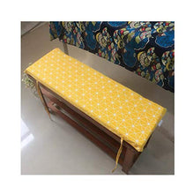 Yzzlh - Cuscino antiscivolo per panca da giardino, con lacci di fissaggio, morbido cuscino per sedia a sdraio, cuscino per dondolo, 2 posti, per interni ed esterni, 100 x 35 cm