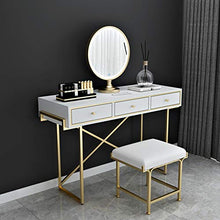 ZHAORU Specchi Cosmetici da Tavolo Specchio da Trucco Rotondo Specchio da Trucco con Luce a LED, luminosità Regolabile, per toeletta da Bagno