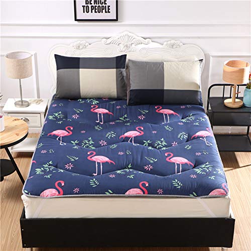 LoveHouse, materasso giapponese futon a pavimento, tappetino Tatami, rotolo da letto giapponese, pieghevole e arrotolabile, 100 x 200 cm