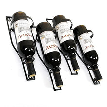 Elegante Scaffale per Vino Portabottiglie Lavoratoportabottiglie Portabottiglie Collocato in Ferro Decorativo Appeso a Parete, HJJ
