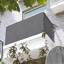 SMNVCKJ Ombrellone antivento Net Shelter Privacy Screen Brise con fibbia, per esterni, balcone, giardino, recinzione con cravatte (nero 1 x 5 m)