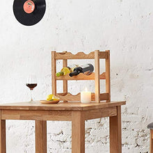 LHQ-HQ Wine Rack Solida casa scaffale Tavolo Legno Vivo Vino ripostiglio Bar cremagliera mensola caffè Vino Rack cremagliera