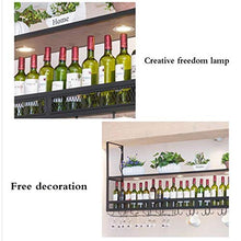 Wine Rack, Wine Rack soffitto Wine Rack Industriale 2-Tier Formato Calici Rack Altezza regolabile uva Coppe dell'organizzatore di immagazzinaggio for la cucina Bar Pub Rack, 120 centimetri (47.2in), 1