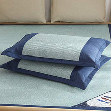 ZHongWei-- Carbonizzato di bambù a Pelo Opaco, Estate Pieghevole in Rattan Domestici sede di Seta stuoia del Ghiaccio di Aria condizionata Mat Doppia Faccia Morbida (3 Colori)