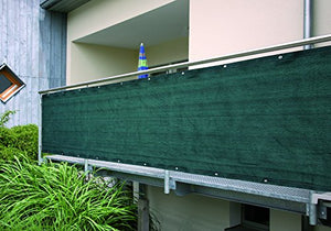 Floraworld 016552 Privacy/Balcone Travestimento Classic, Verde Scuro, 500 x 11,5 x 90 cm