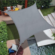 QI-CHE-YI Shade Sails Heavy-Duty, Poliestere Impermeabile Teloni, coprendo Giardini Esterni ed Esterni Tende da Campeggio,Grigio,2×4m