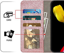 Custodia Compatibile con Samsung Galaxy J6 2018 Cover Sparkle Bling Diamante e Farfalla Pelle PU Portafoglio Libretto Magnetica Cover Brillante Fiore Libro Folio Flip Cover Silicone Cover Oro Rosa