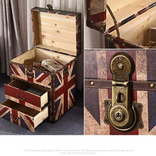 AINIYF Comodino retrò Comodino in Pelle Effetto Consumato Comodino Creativo Imbottito Comodino Moderno (Dimensioni: 50x40x60cm) (Color : 001)